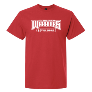 Red Volleyball Tee - Official Practice tee