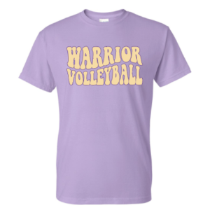 Purple Retro Volleyball Tee