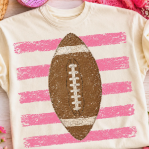 October Football Stripes Tee