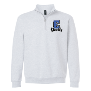 Block E Embroidered 1/4 zip