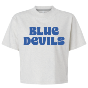 Blue Devils Cropped Tee